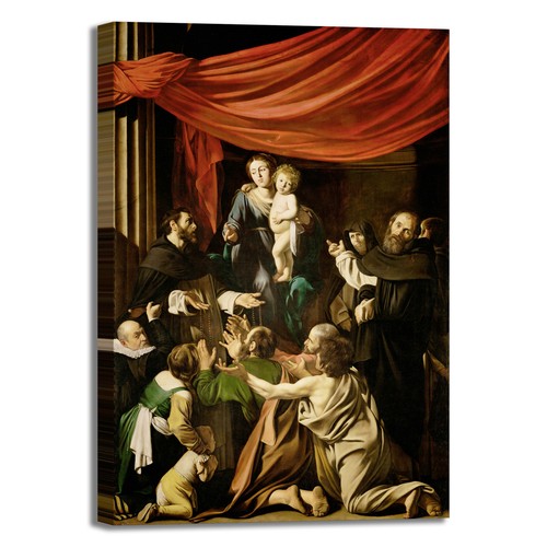 Caravaggio madonna del rosario - madonna,