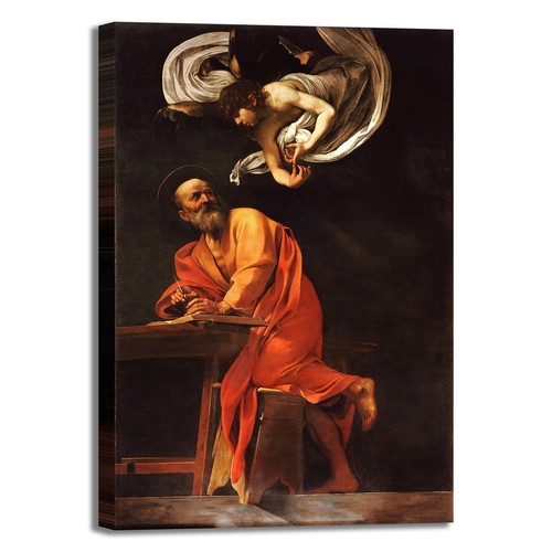 Caravaggio san matteo - matteo, e