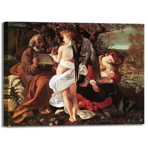Caravaggio riposo fuga - , in