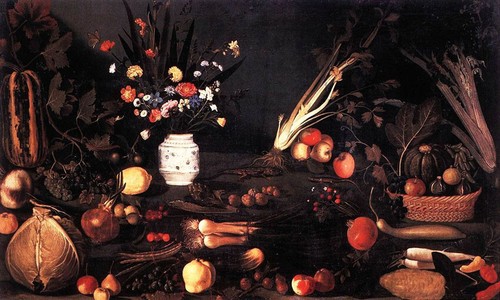 Caravaggio natura morta stampa - caravaggio,