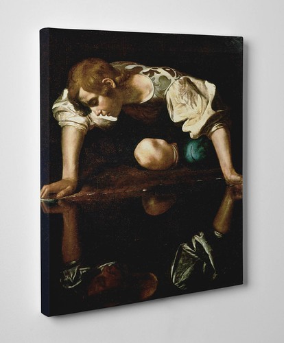 Quadro caravaggio narciso - caravaggio,