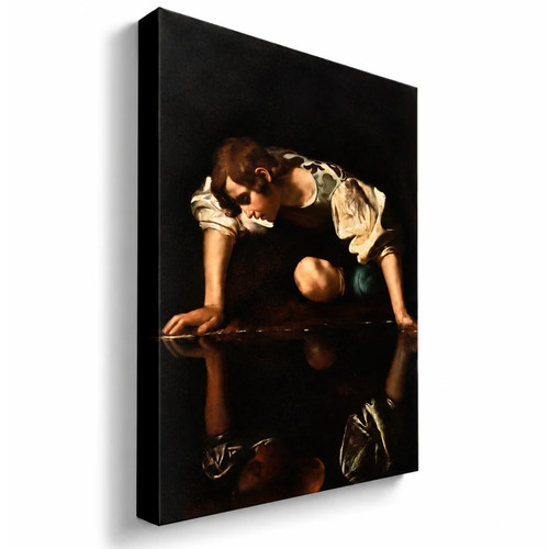 Quadro narciso caravaggio - di,