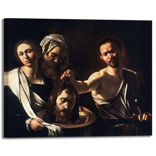 Caravaggio salomè con - con, la