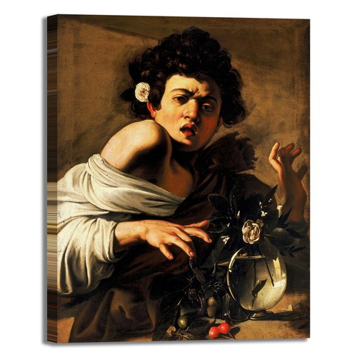 Caravaggio ragazzo morso - , da