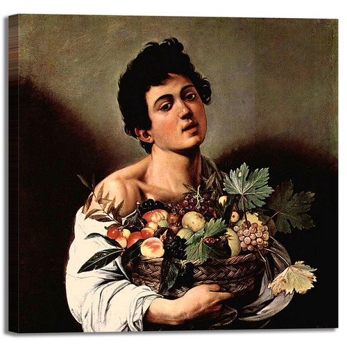Caravaggio fanciullo canestro