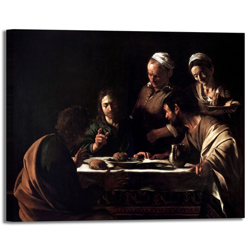 Caravaggio cena emmaus 2 - in,